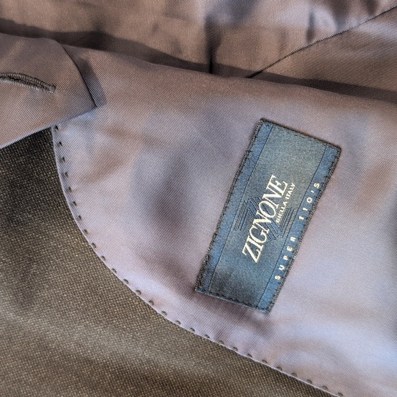 Suitsupply Napoli Straight Slim Jacket Zignone Super 110's Wool Size 50 US 40 - Picture 6 of 9